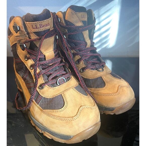 LL Bean Primaloft 200 Gram WP Tek 2.5 Hiking Boots Men’s Size 8W 296512 - Picture 2 of 8